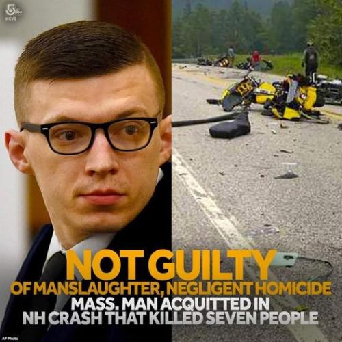 not guilty of manslaughter of seven people
