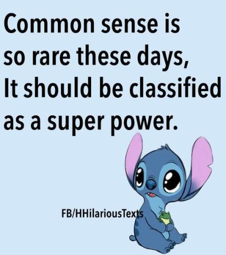 common sense is so rare