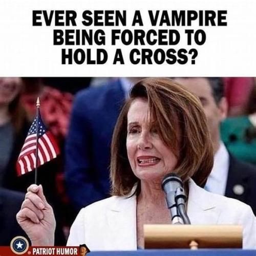 Pelosi Vampire Cross