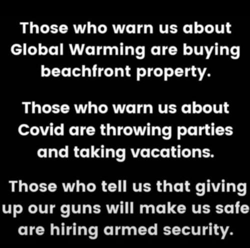 those warning us are doing it