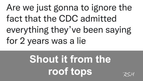CDC admits shout out