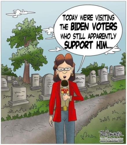 today were visting the biden voters