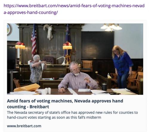 Nevada hand count
