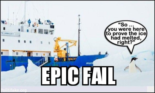 global warming artic ships