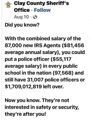 Cost+of+IRS+agents