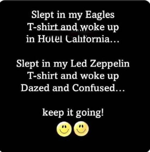 Slept in my eagles TShirt