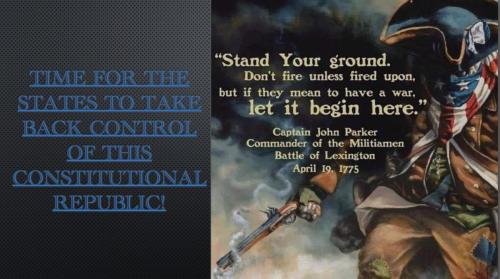 Stand your ground - Take back control