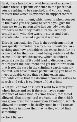 Search - Probable cause