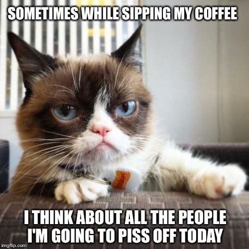 sometimes while sipping my coffee