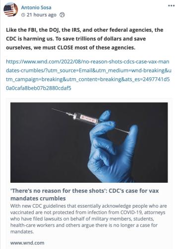 CDC admits fraud 21
