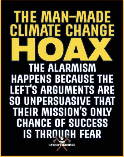 fear & climate hoax
