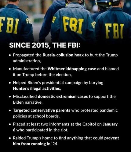 M FBI lies