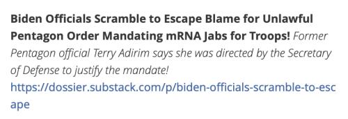Jab mandate for troops