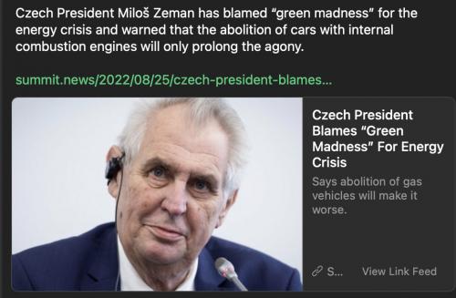 Czech Pres- green madness