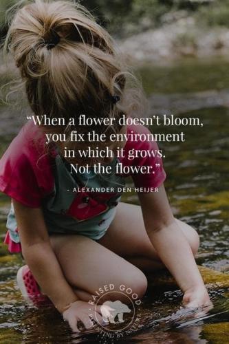 when a flower