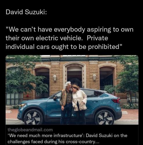 David Suzuki - on property rights and individual rights