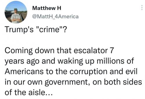 Trump's crime shining a light
