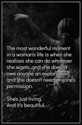 The most wondeful moment in A Womans life is