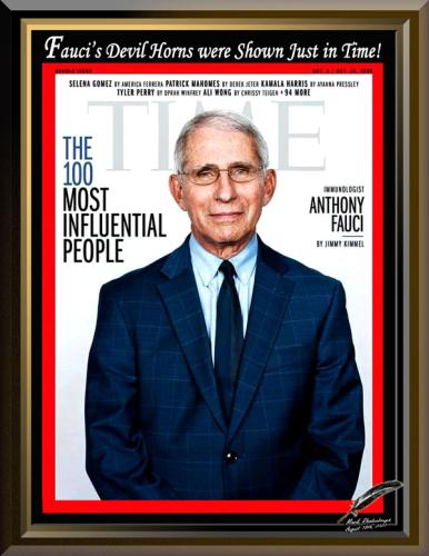 Fauci's Devil Horns ~Time Magazine~