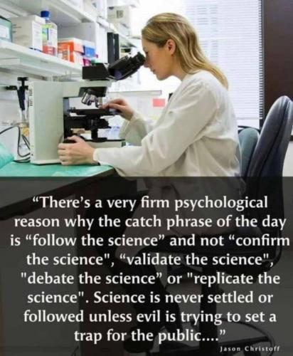 confirm the science