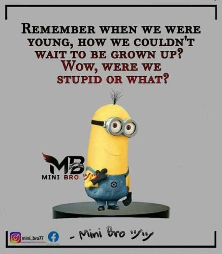 Remember when we were young