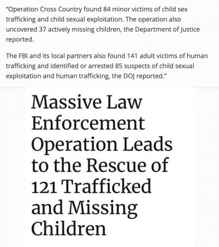 rescue of 121 kids