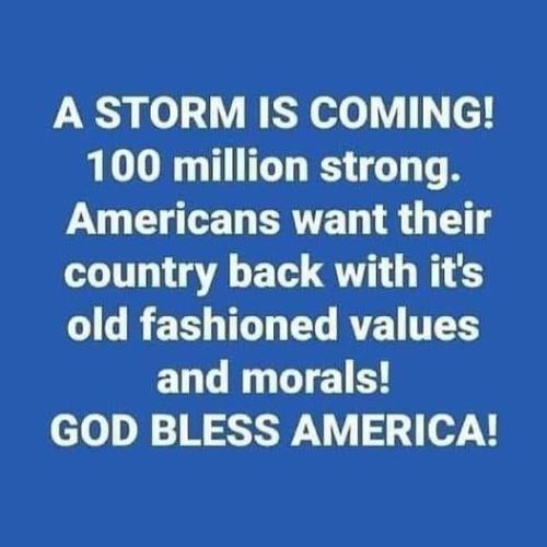 A storm is coming 100 million strong