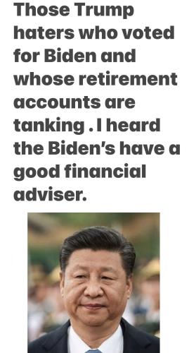 M Biden Financial advisor