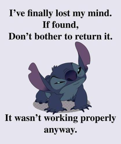 ive finally lost my mind if found