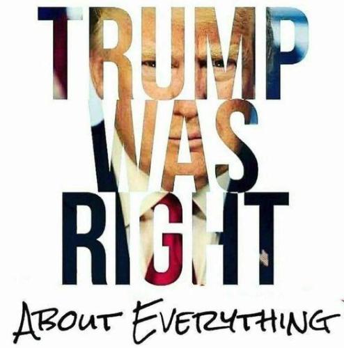 Trump was right       (maga)