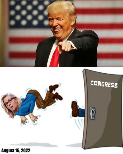 cheney kicked out 8-16