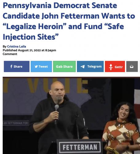 PA Fetterman idiot