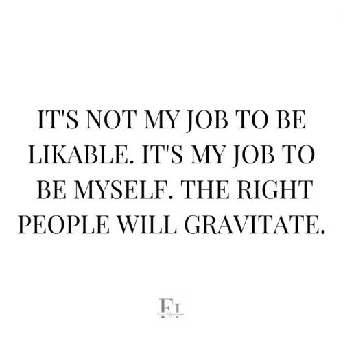 its not my job to be