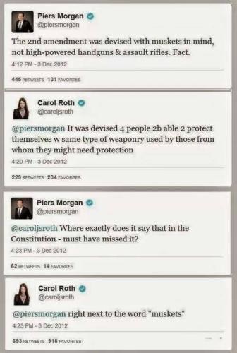 2nd Amendment - Next to the word muskets