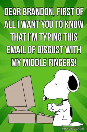 M middle fingers
