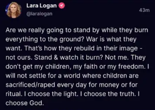Lara Logan - I choose God...