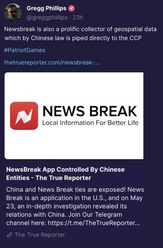 news break & china