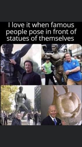 Statues of themselves