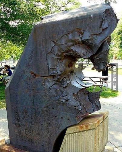 This is the size of the hole an AR-15 makes, you guys.  Nobody needs that.