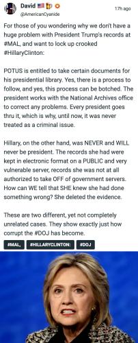 Hillary wrong-deleted evidencet