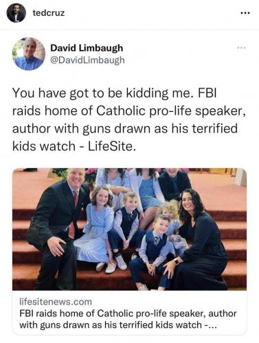 THE BEGINNING OF OUR GOVERNMENT ATTACKING OUR RELIGIONS