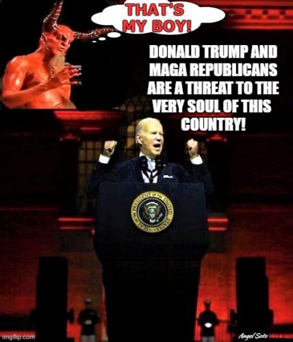 Biden speaks for the Devil