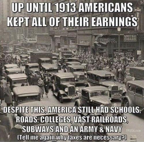 taxes necessary?