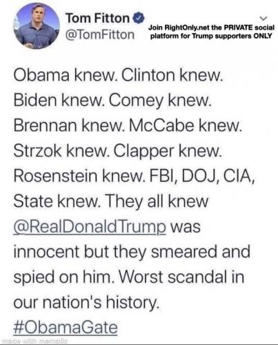 Obamagate worst scandal