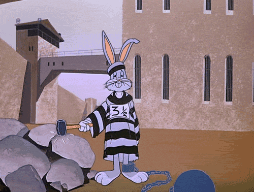 Bugs Bunny Breaking Rocks