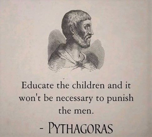 Pythagoras - Educate the children