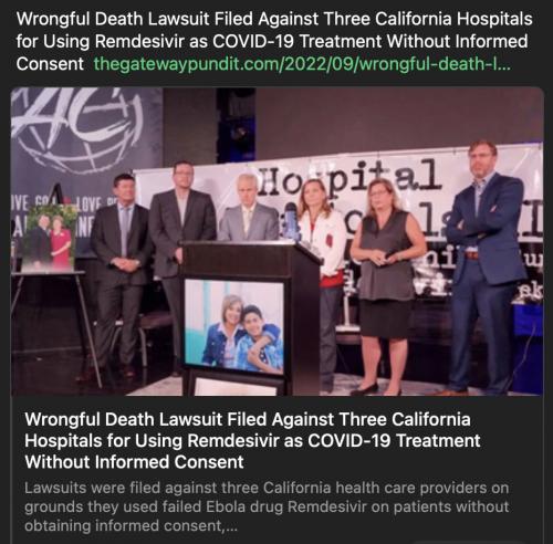 3 CA hosp wrongful death