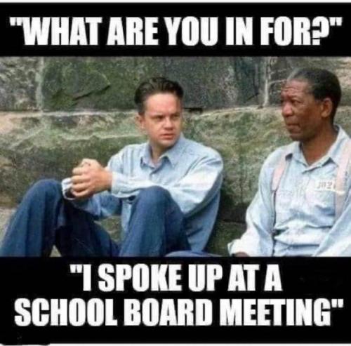 school board meeting