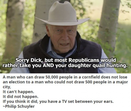 USA sorry dick