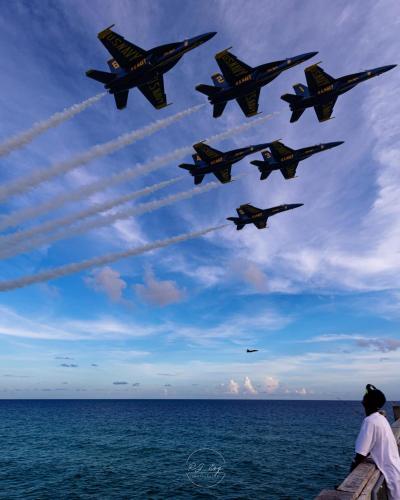 Blue Angels Flyby